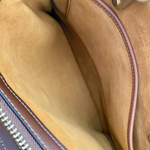 Coach Signature Jacquard Rogue Satchel 0 EUC - Picture 9 of 16